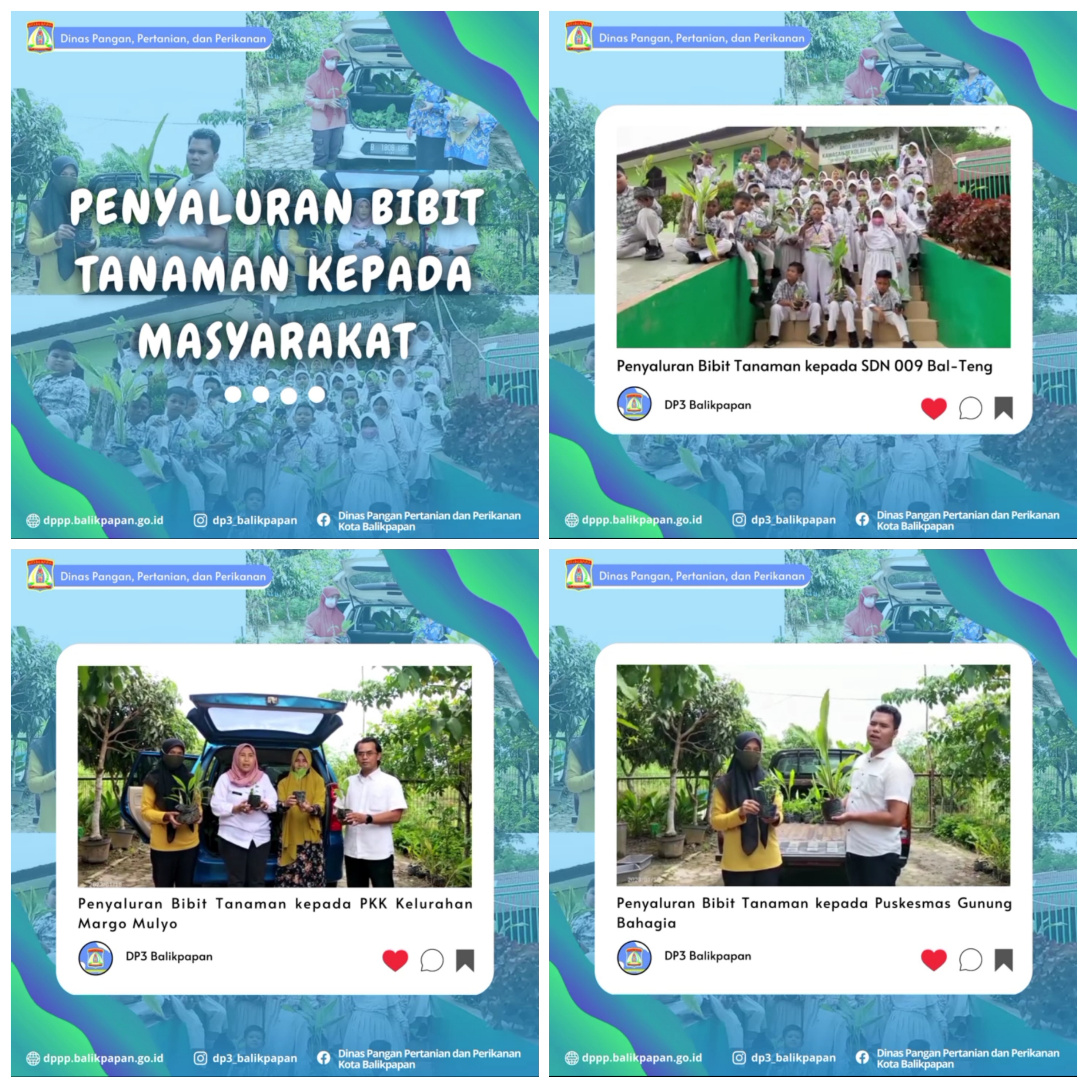 Penyaluran Bibit Tanaman kepada Masyarakat Kota Balikpapan Penyaluran Bibit Tanaman kepada Masyarakat Kota Balikpapan