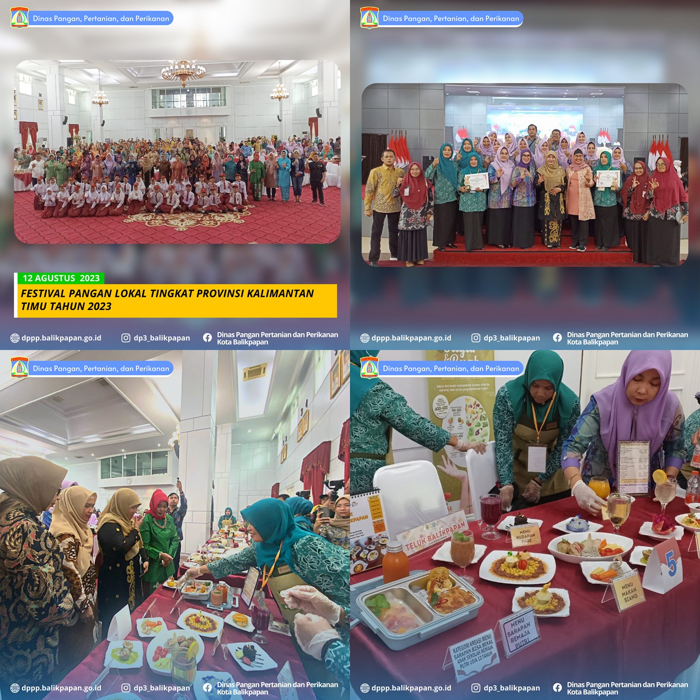 Festival Pangan Lokal B2SA Tingkat Provinsi Kalimantan Timur Tahun 2023 Festival Pangan Lokal B2SA Tingkat Provinsi Kalimantan Timur Tahun 2023