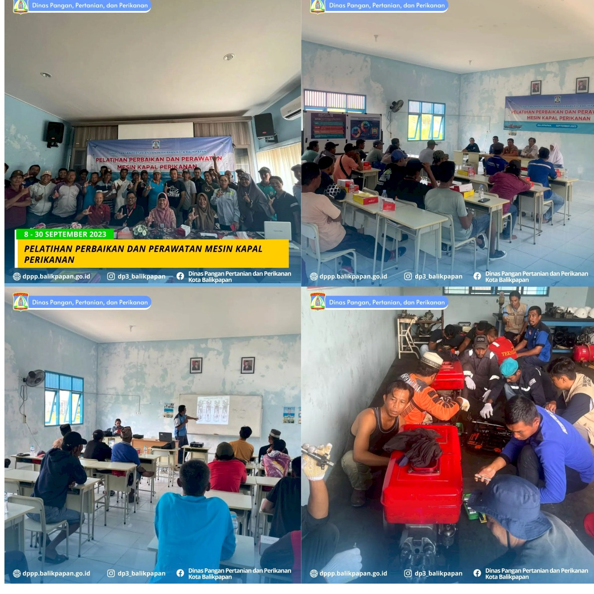 Pelatihan Perbaikan dan Perawatan Mesin Kapal Perikanan Bagi Nelayan Pelatihan Perbaikan dan Perawatan Mesin Kapal Perikanan Bagi Nelayan
