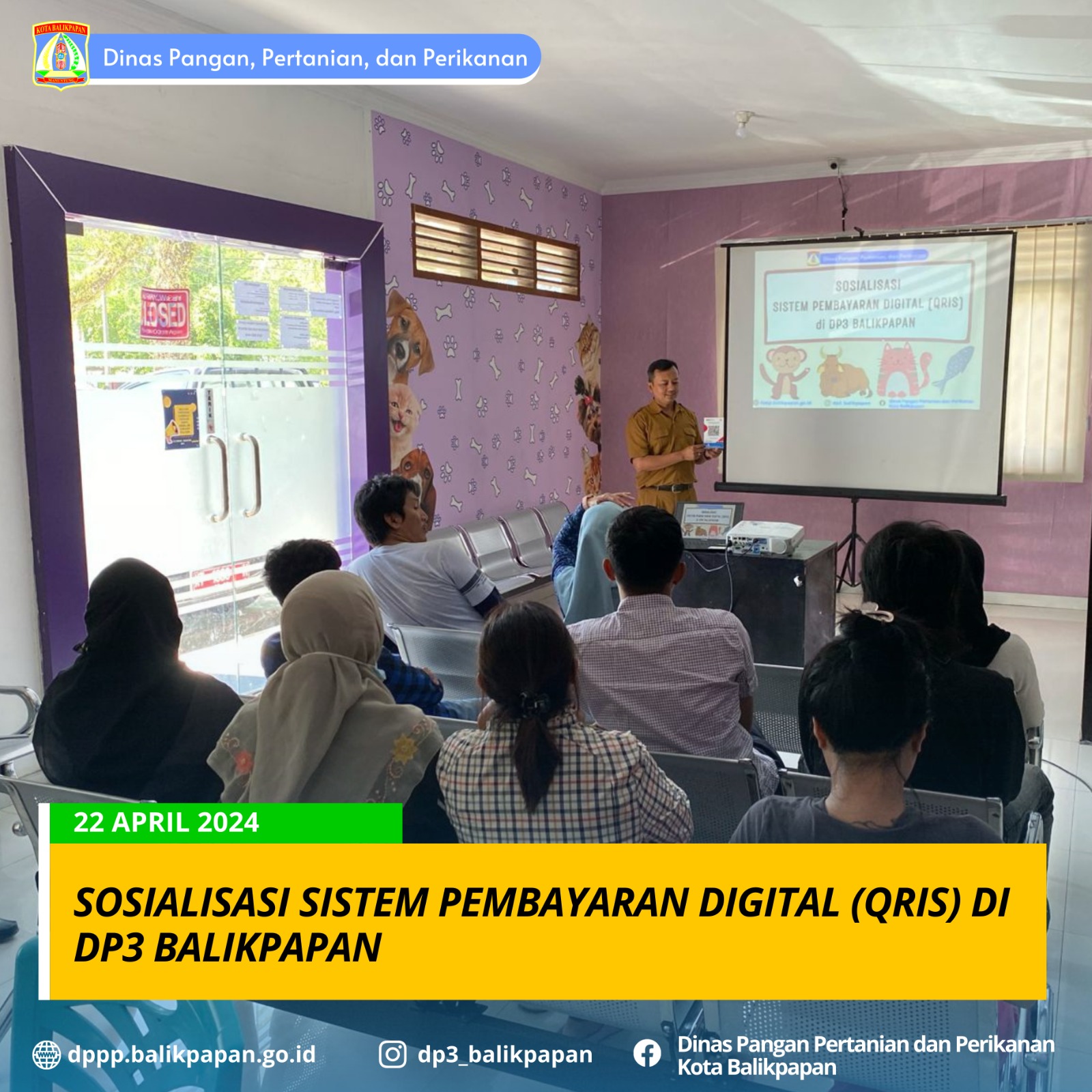 Sosialisasi Sistem Pembayaran Digital (QRIS) di DP3 Balikpapan 