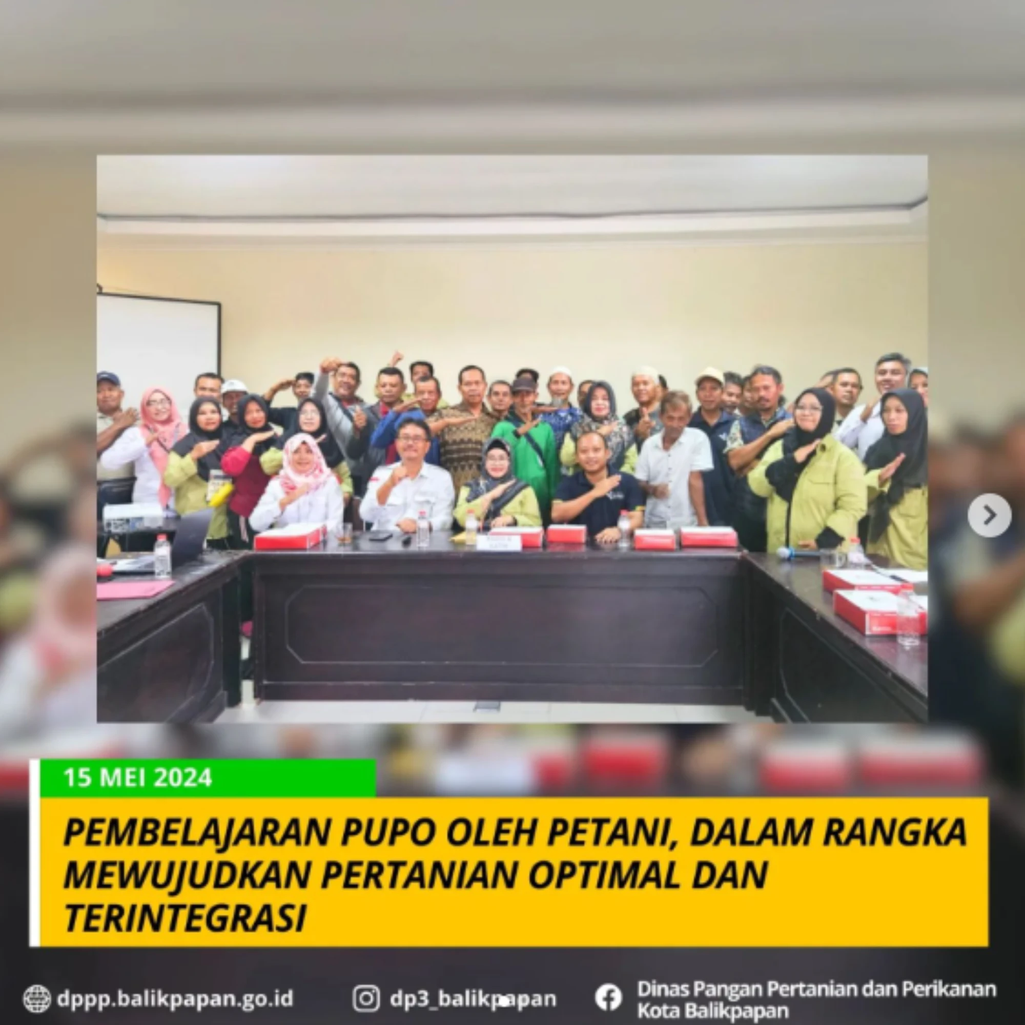 Pembelajaran PUPO, Wujudkan Pertanian Optimal dan Terintegrasi