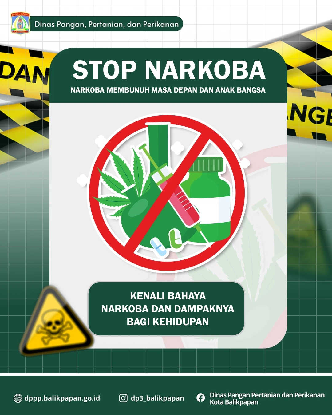 Stop Narkoba! Narkoba Membunuh Masa Depan dan Anak Bangsa Stop Narkoba! Narkoba Membunuh Masa Depan dan Anak Bangsa
