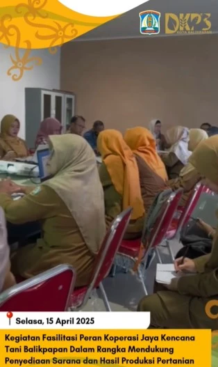 Fasilitasi Peran Koperasi Jaya Kencana Tani di Ruang Pertemuan Kantor DKPPP Kota Balikpapan Fasilitasi Peran Koperasi Jaya Kencana Tani di Ruang Pertemuan Kantor DKPPP Kota Balikpapan
